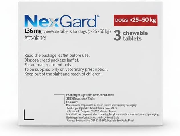 NexGard® Chewable Tablet – Monthly Flea & Tick Protection