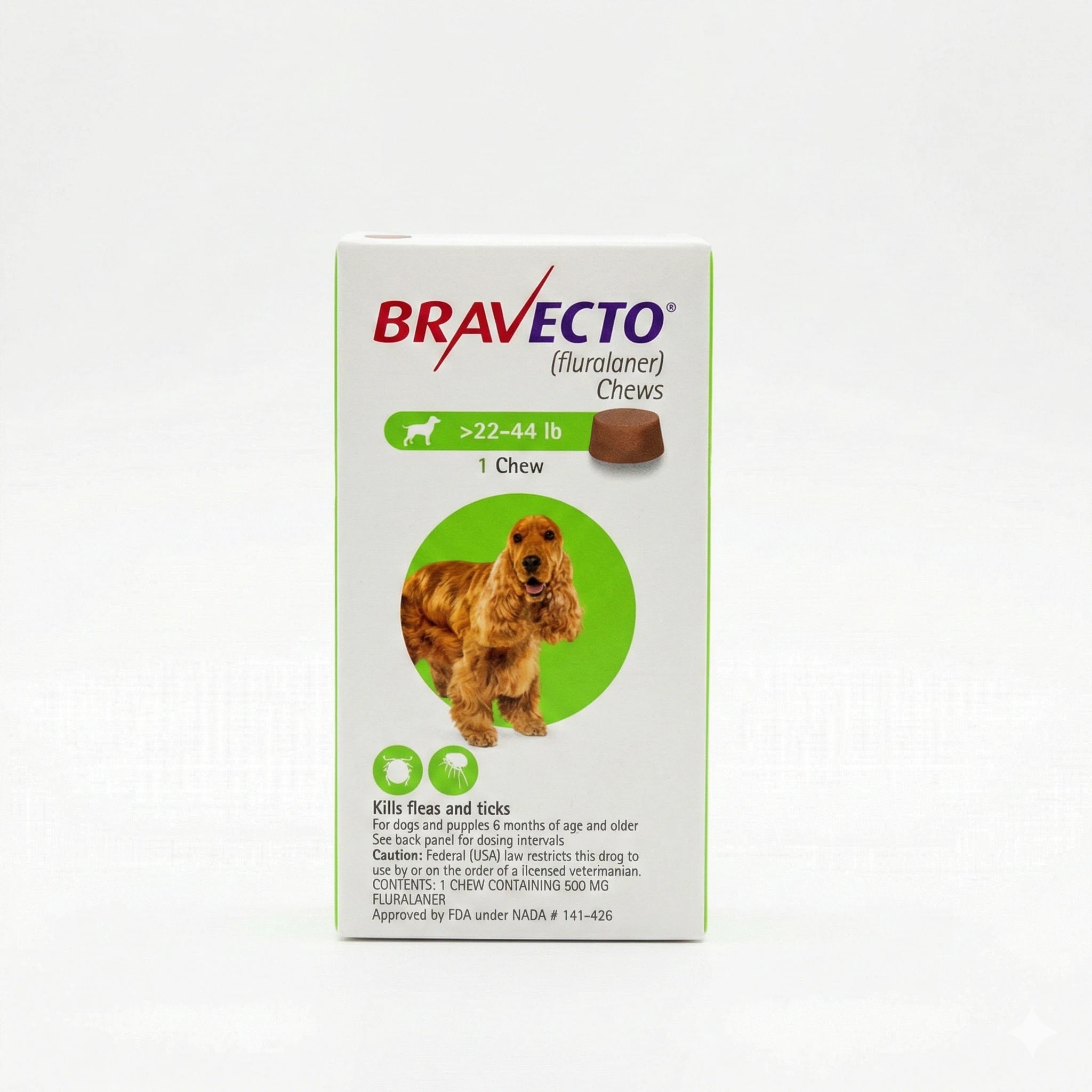 Bravecto Chewable Tablet for Dogs - Flea & Tick Protection