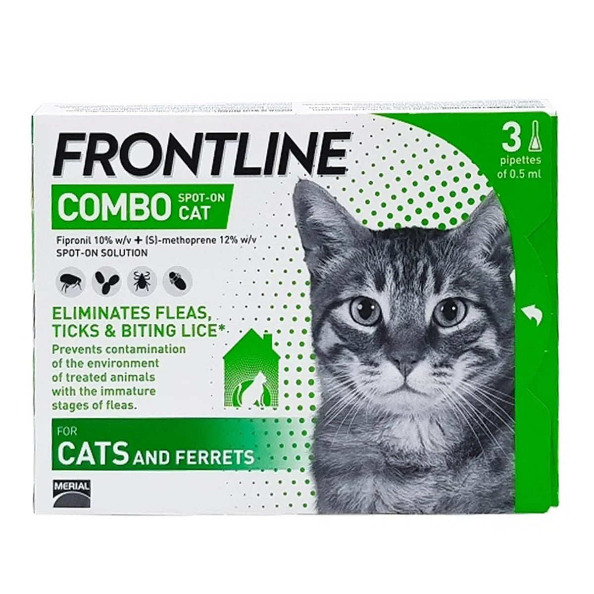 Frontline Combo Spot-On for Cats Flea & Tick Treatment