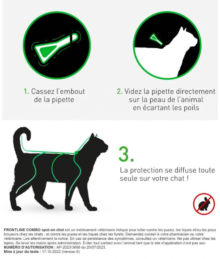 Frontline Combo Spot-On for Cats Flea & Tick Treatment