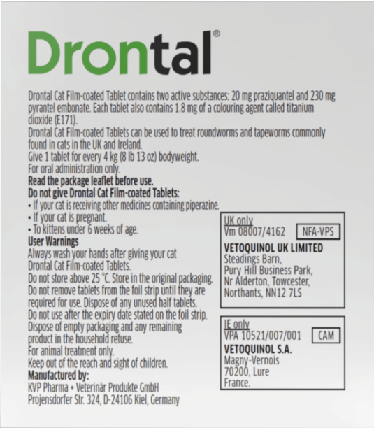 Drontal® Cat Deworming Tablets